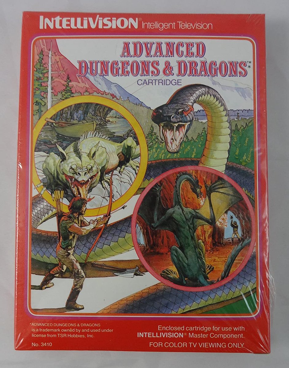 DJParticle's tweet photo. I see #MyFirstRPG is trending
My first RPG was way back in 1983, with this for the Intellivision! The version of the game with the licensing removed is called โCloudy Mountainโ and should be part of the Classic pack for the Amico.
For the time, it was considered a top tier RPG. https://t.co/AA08n6fKZO