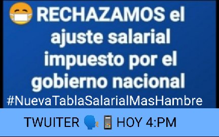 #NuevaTablaSalarialMasHambre, Hasta cuando los trabajadores activos y jubilados  de la APN el ejecutivo nacional se burla sacando unas tablas con sueldos y salarios Simbólicos ,eliminaron beneficios por un instructivo, HCM simbólicos ya basta de burla NO más BURLA, 91CRBV.