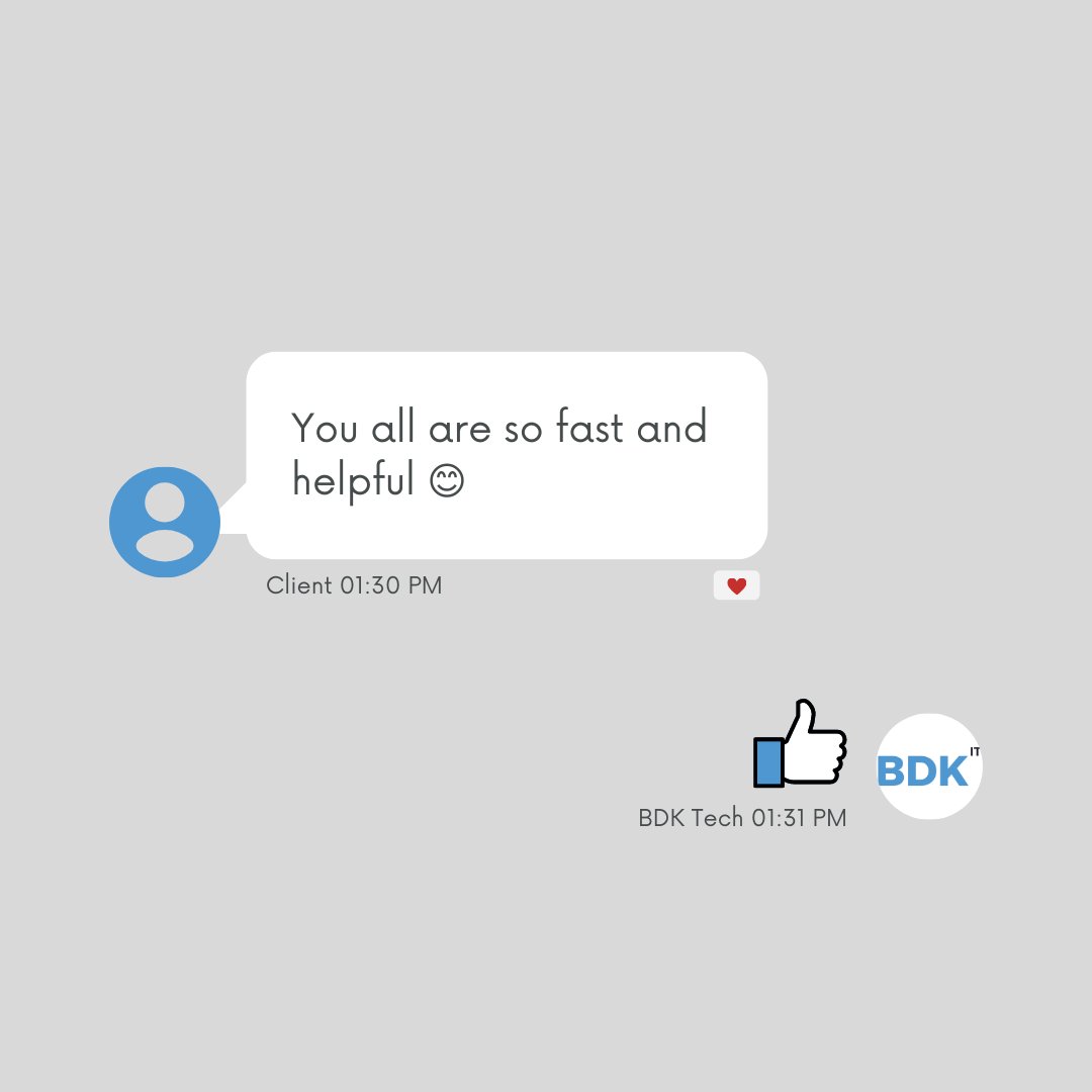 bdkinctech's tweet image. BDK began when owners, Bruce and Edwina Kimball, saw a need for an IT services firm that truly understands how business works. Our team of experienced technicians and engineers share one common goal – to help our clients achieve their business objectives. #ITserviceprovider