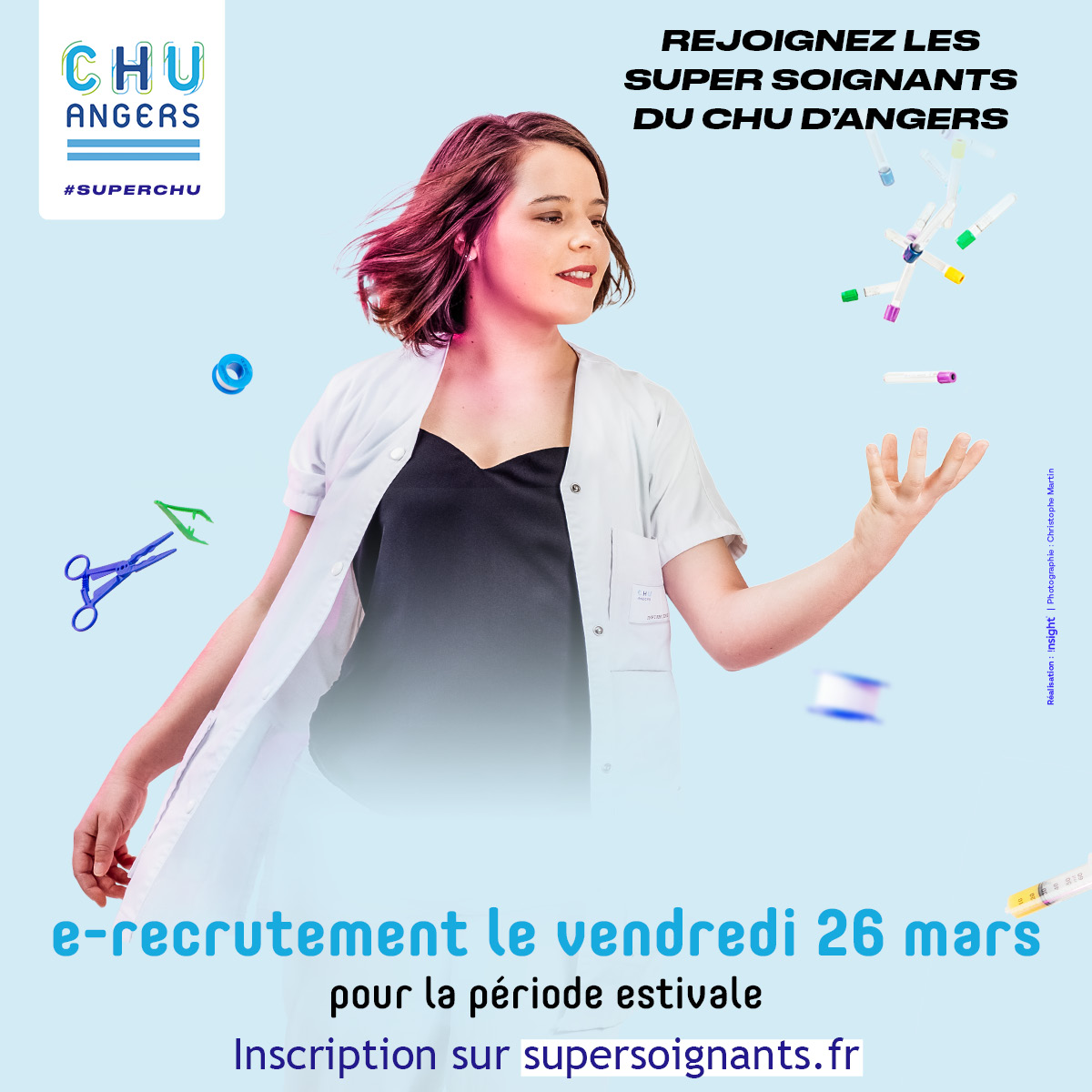 chu_angers's tweet photo. 🔹#Emploi en #Santé🔹
Vous êtes inscrit au #JobDating du #CHUAngers ?
Pour tout savoir de la vie hospitalière :
💬échangez en #Live et en visio avec des infirmiers & aides-soignants recrutés l’an dernier
📅 Rdv le 23 mars
+ infos https://t.co/mBoA5GNi35
#SuperChu #Angers https://t.co/Wbsvwn1Fe6