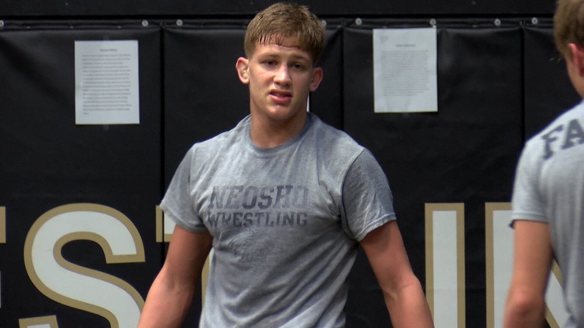 Neosho wrestler Cayden Auch is looking to claim his fourth state championship in four years.

We'll have the story with him ahead of Friday's state championship tonight at 10 <a href="/koamfox14sports/">KOAM & FOX 14 Sports</a>.

<a href="/NeoshoSD/">Neosho Wildcats</a> <a href="/NeoshoWrestling/">Neosho Wrestling</a>
