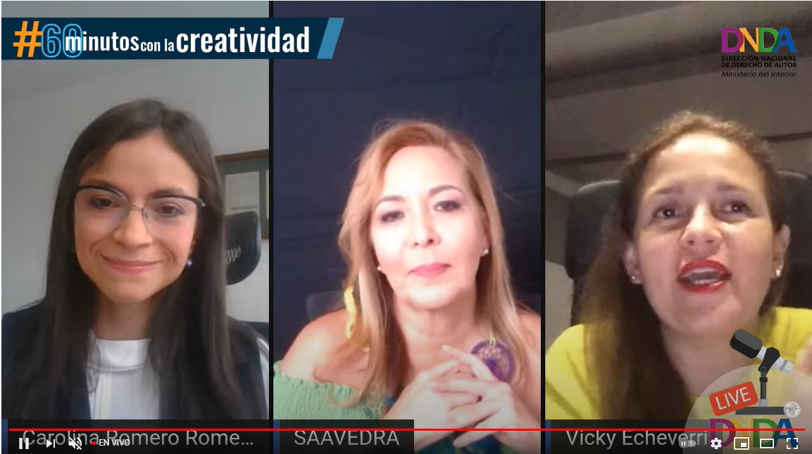 Derechodeautor's tweet photo. "Hay que saber desde el día uno cómo se va a gestionar la canción para poder ver la platica, por eso es tan importante hacer el registro de las obras, es como bautizar a los hijos" @vickyecheverri https://t.co/dEs39EI7Iz