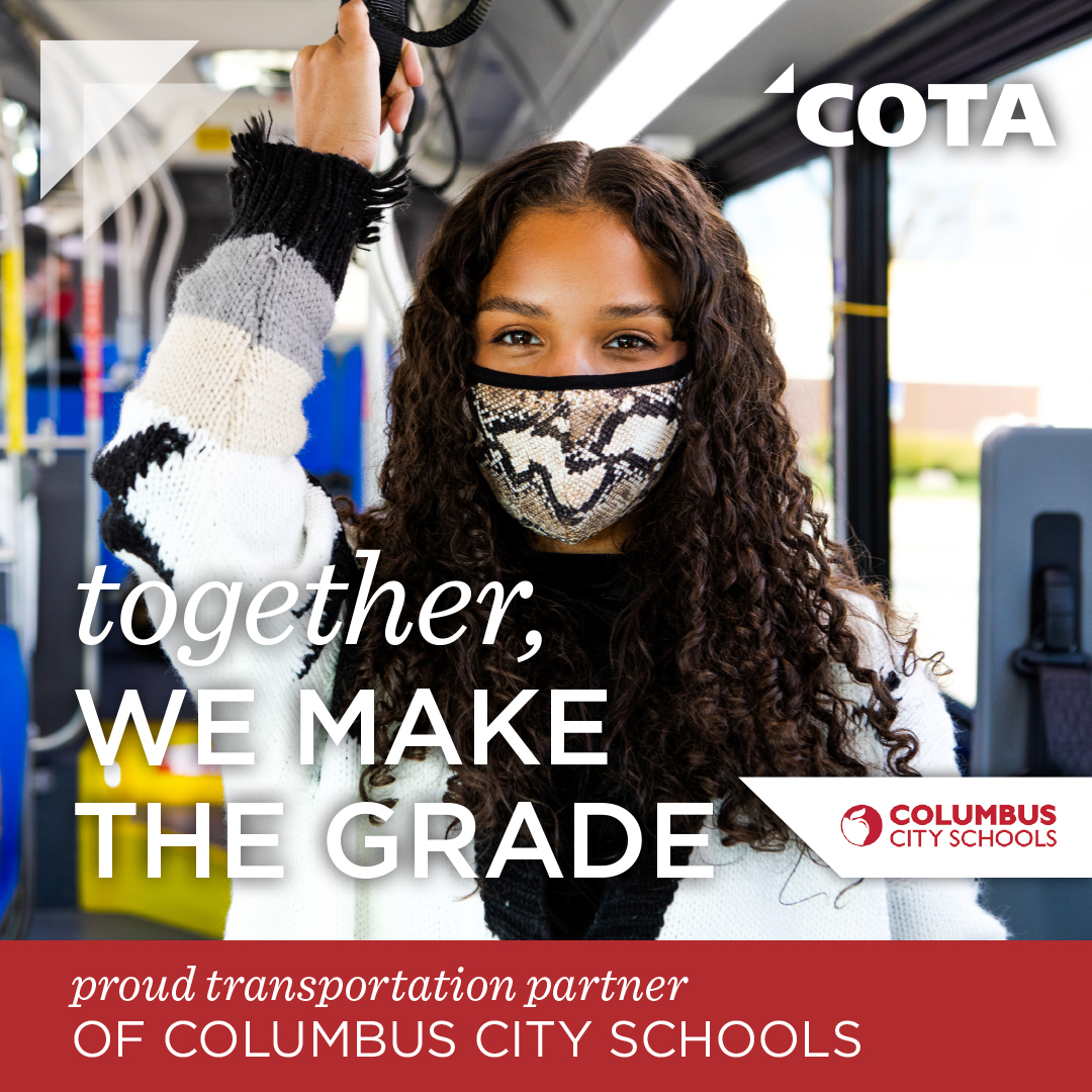 We’re thrilled to announce our official partnership with <a href="/ColsCitySchools/">Columbus City Schools</a>! As students transition to in-person learning, we’ll provide supplemental school transportation through our C-pass program. Students can use C-passes on any fixed-route vehicle for school, work and more!