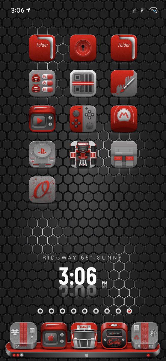 I’m at 150+ icons for my next theme COD3R3D! I’m workin on folders, then settings icons next, then done! 🙏🏼