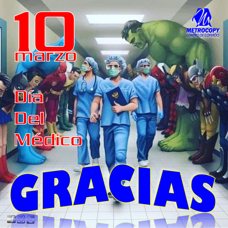 MetrocopyRedes's tweet photo. ¡Feliz Día, a todas aquellas personas que arriesgan su vida día a día, para ayudar a salvar muchas otras vidas! 
¡Feliz Día del Médico!
#EstamosEnTodo
#Metrocopy
@MetrocopyRedes https://t.co/cfUDnEiXMN