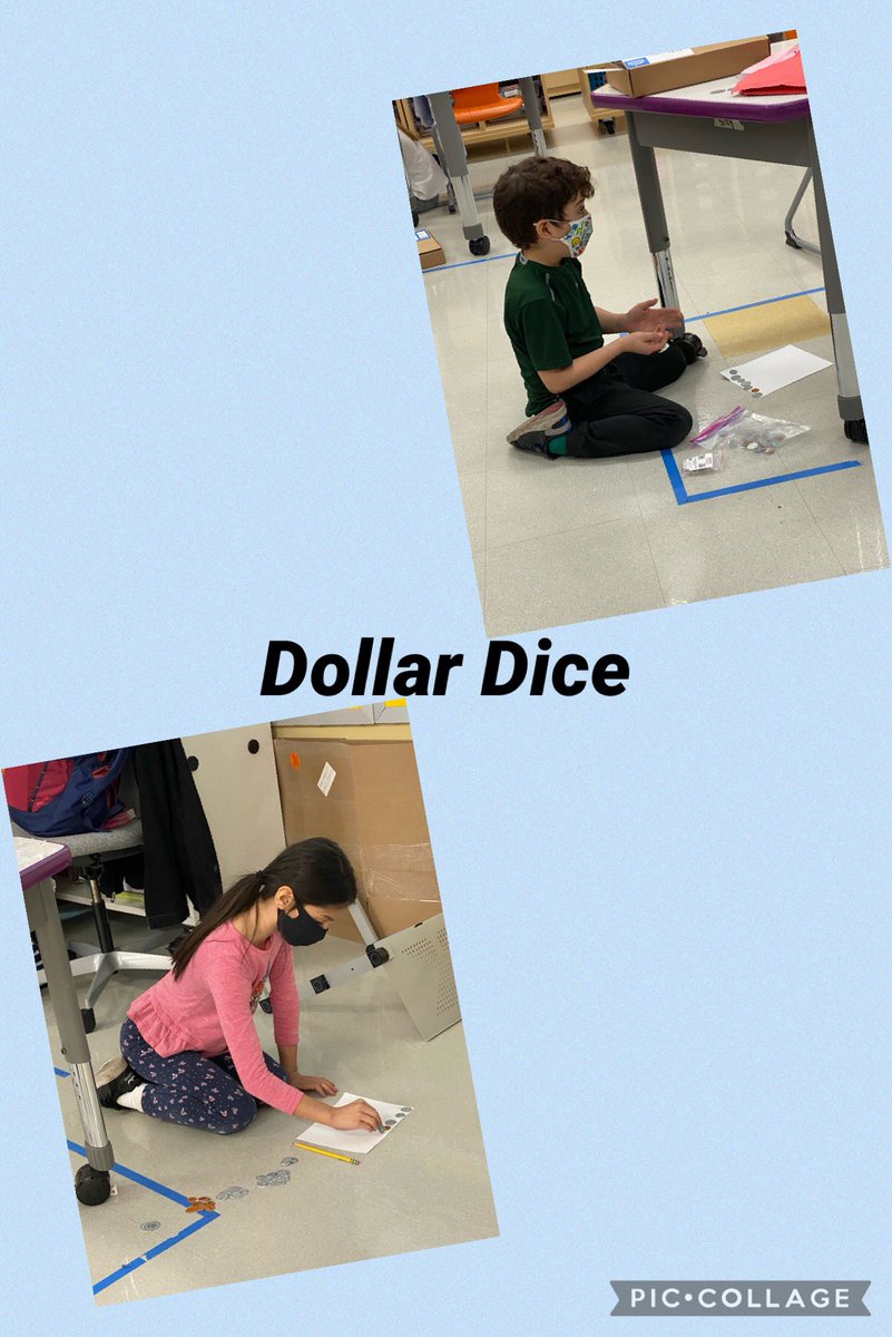 “Dollar Dice” helps 2M mathematicians identify coins, recognize coin values, and add coin collections. #sheridanshines #lakeforestSD67 #findingjoy67