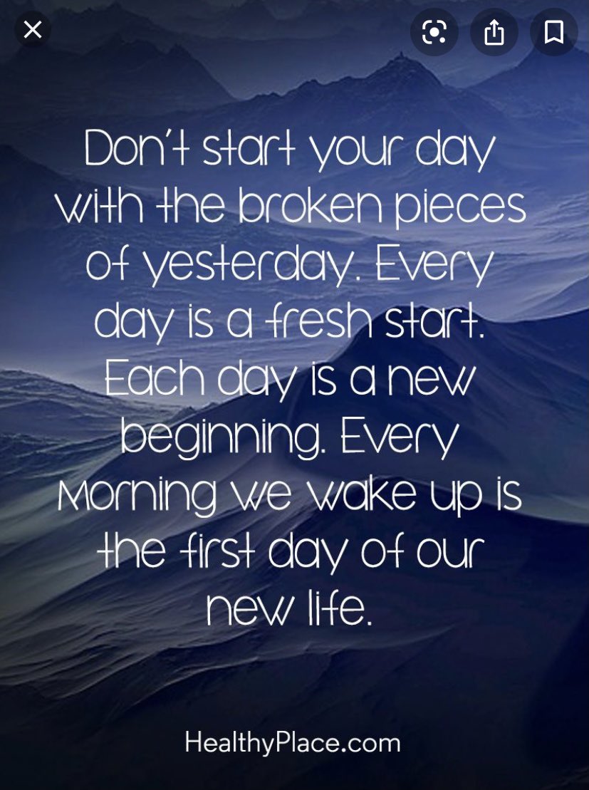 Sleep away today and bring on a new tomorrow ..💗