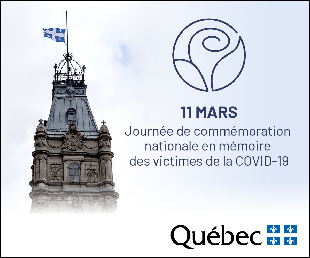 MAMHqc's tweet photo. Aujourd’hui, à 13 h, c’est tout le Québec qui observe une minute de silence pour les victimes de la COVID-19, leurs familles et leurs proches.
https://t.co/WJxjSEMpbD https://t.co/eWGhayn23G