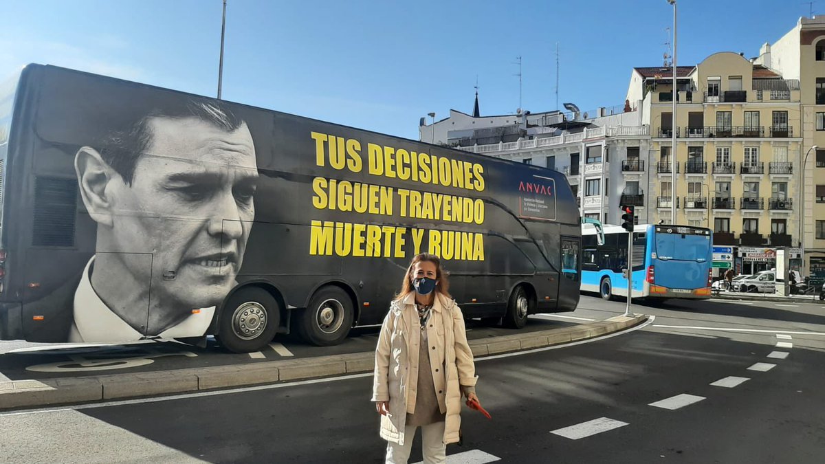 mafy70's tweet photo. Paseando nuestro mensaje por todo Madrid en el autobús de @ANVAC_ https://t.co/LPGW66XH5U