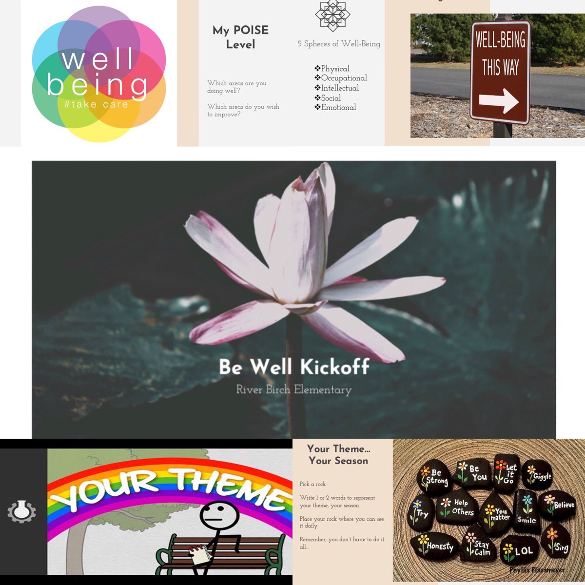 AimeeStailey's tweet photo. Feeling so blessed for the time today with staff focusing on wellbeing, our theme/season, coloring &amp; rock painting. Excited to walk on this journey with each of you. #BeWellRiverBirch 💚🧘🏻‍♀️ @RBPrincipal @Educate_HMG @AvonMentalWell @OrioleTweets @AvonSupt https://t.co/ulniHLE41Z