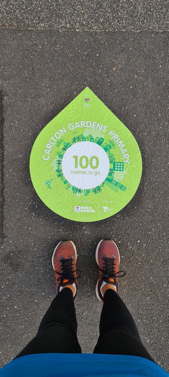 This morning we're launching #ActivePaths (wayfinding to school) at Carlton Gardens Primary in advance of national #ride2schoolday to help support students stay physically active on their journey to school.
