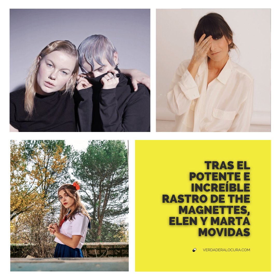 Hoy presentamos tres potentes proyectos, con los que estamos in love desde la primera escucha 💜 Pegadles una escucha y disfrutad tanto como nosotras, porque traen tela. Así suenan <a href="/TheMagnettes/">THE MAGNETTES</a>, <a href="/elenwebmusica/">ΞLEN</a> y Marta Movidas ⚡👉 bit.ly/VL-2021Magnett…