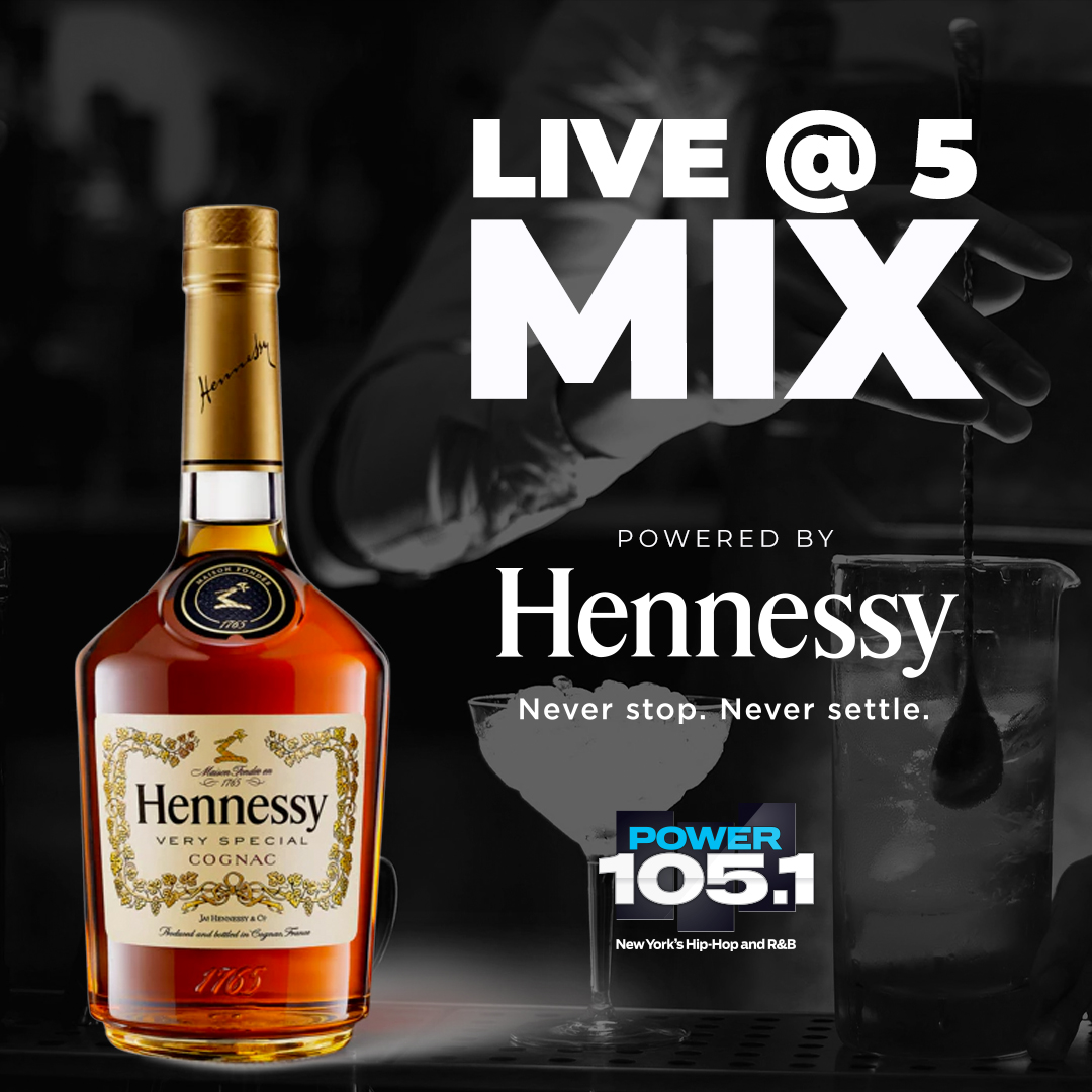 Power1051's tweet photo. Its Time! The @angiemartinez #LiveAtFiveMix ๐ง with @DJTYBOOGIE1 is going down right now ๐
Sponsored by @HennessyUS ๐ฅ
๐ปListen Live: https://t.co/dxFfW2jUSz https://t.co/4tadT7tCjf