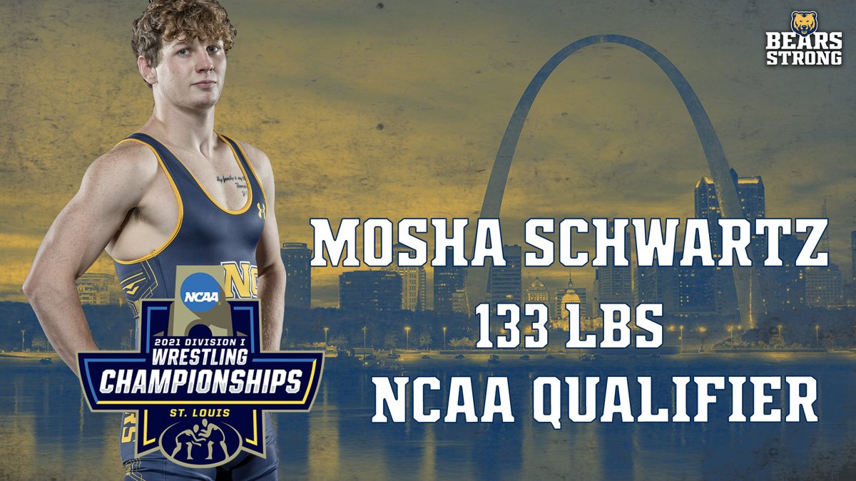 UNCBearsWrestle's tweet photo. We have 4⃣ guys going to St. Louis next week! Find out their path to a national title today at 4 pm! 

📺 >> https://t.co/plhC6bGrdy

#BearsStrong🐻🤼 #HibernationIsOver https://t.co/zDpmtG5ngx