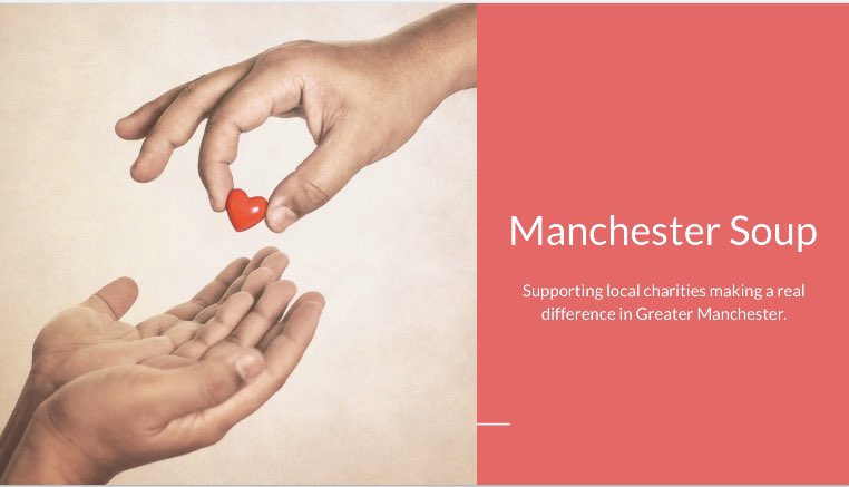 McrSoup's tweet image. Three really slick &amp;amp; heartfelt pitches this evening for 3 great causes. Thank you @MTurnbull1973 of @OutThereFamily, @JadeMottley of @wearePFA and @JordanParker7 of @Two_Brews_ for taking the time to share the incredible work you’re doing and for the difference you’re making!