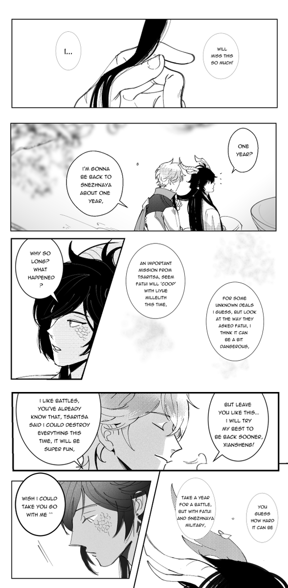 Random pages;
/aint turn out like what i really want OTL
credit Morax design from Qing (i wont tag her because notification will annoy, I asked her permission to draw her design w non-commercial purpose already👍)
#GenshinImpact #原神 #chili #타르종려 #タル鍾 #公钟 #tartali