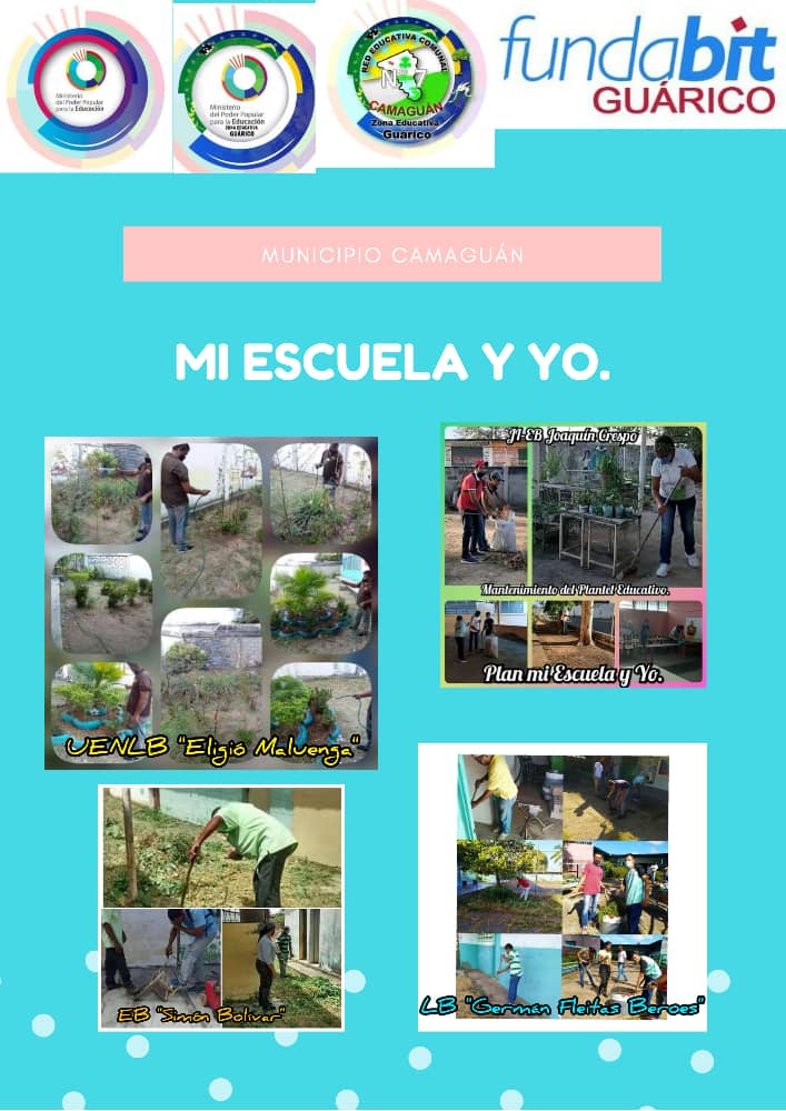 fundabitguaric2's tweet photo. .@MPPEDUCACION Desde la tierra de los Esteros de Camaguan el personal comprometido con las instituciones educativas se integró en el #PlanMiEscuelaYYo
.@nairobygs .@NaslyNd https://t.co/n1BITbmMBk