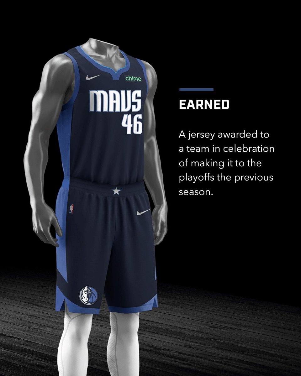 Dallas Mavericks on X: Earned for the city. Our jersey selection is  complete & debuting on-court tonight. @chime