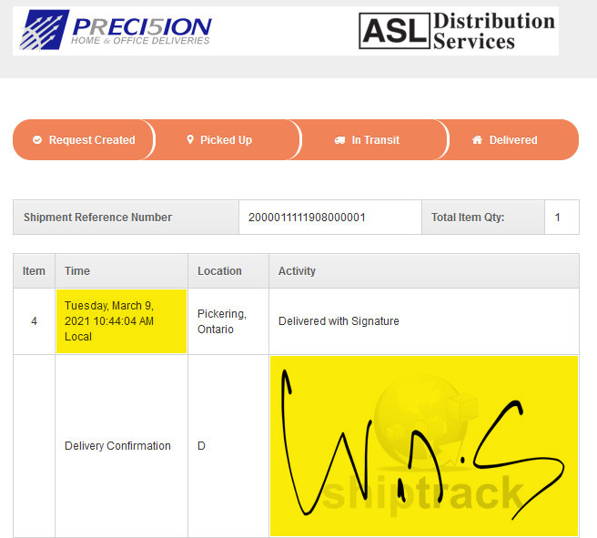 Peter Seelert on Twitter "Beware of StaplesCanada fake tracking