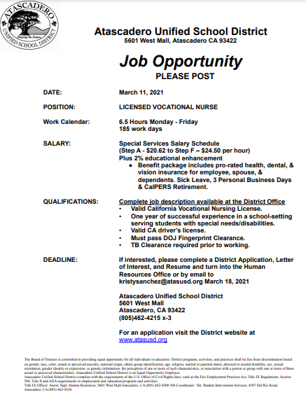 atasusd's tweet photo. Job opportunity! https://t.co/x6LctrRLwk
