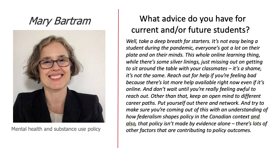 CarletonSPPA's tweet photo. Meet our #SPPAfaculty! Mary Bartram (@mary_mbartram) is an Adjunct Professor specializing in mental health and substance use policy. She's also a graduate of SPPA's PhD program! https://t.co/9fdOTNP59p #SPPAfuturestudent @FPACarleton @CUGradStudies https://t.co/zOdZ3QuAc7