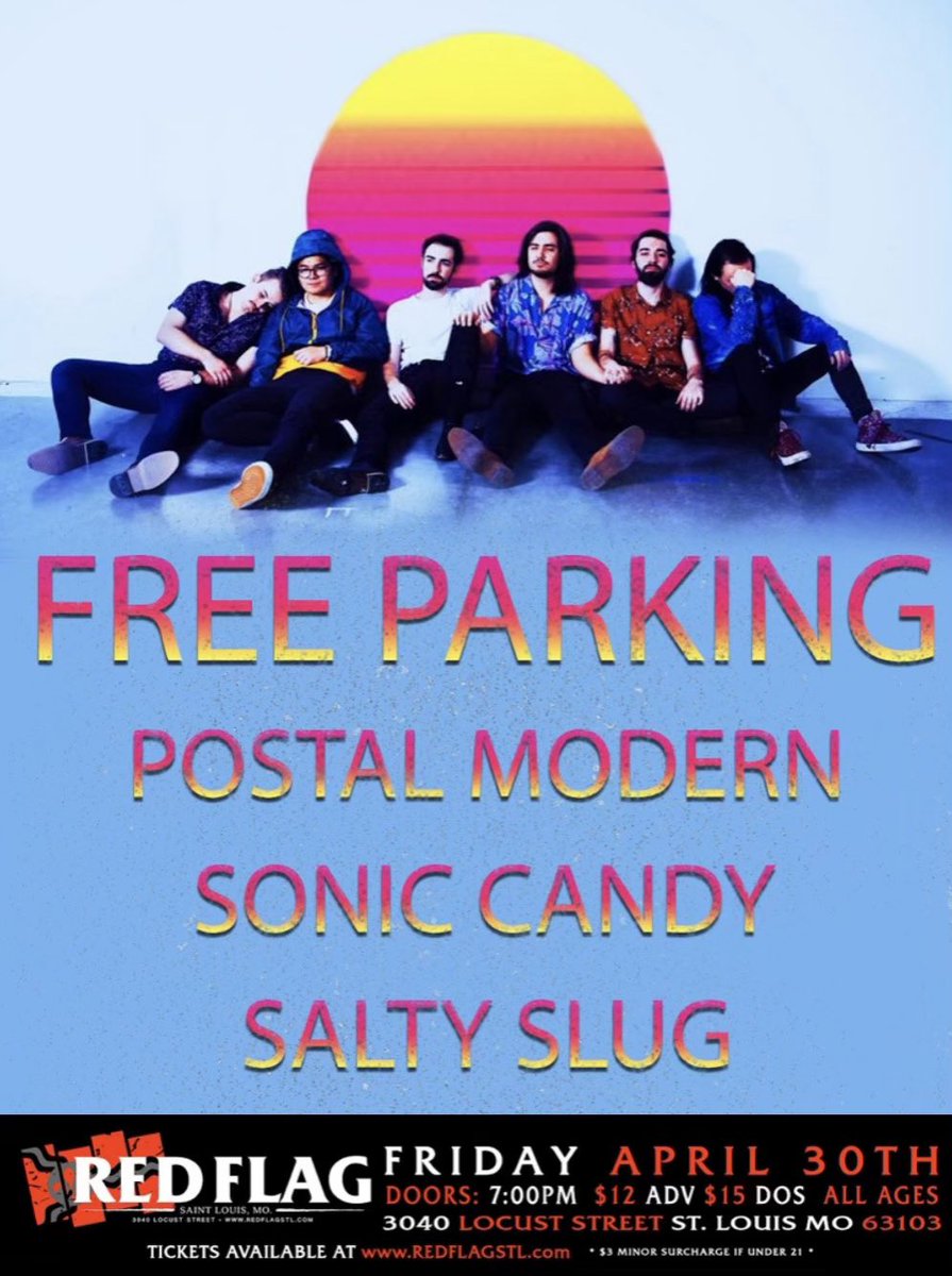 It’s been long enough. 

Red Flag April 30th 
Tickets $12adv $15dos

Click for details! 

etix.com/ticket/p/74584…