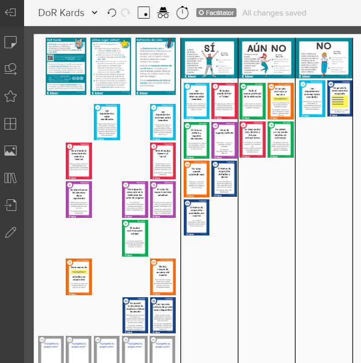 WalletThomas's tweet photo. DoR Kards | Co-creando la Definición de Listo del Equipo
Hay nuevas versiones en #mural para usar las #DoRKards online, y en varios idiomas...
Todo gratuito aquí: https://t.co/PaXoRAYBLH https://t.co/c33AWpbfBe