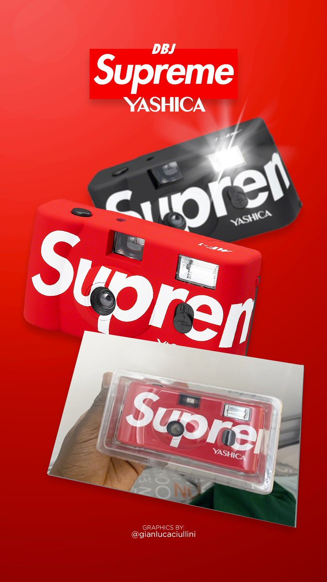 【新品】Supreme Yashica MF-1 Camera Red カメラ Supreme Yashica MF-1 Camera (SS21) - $68