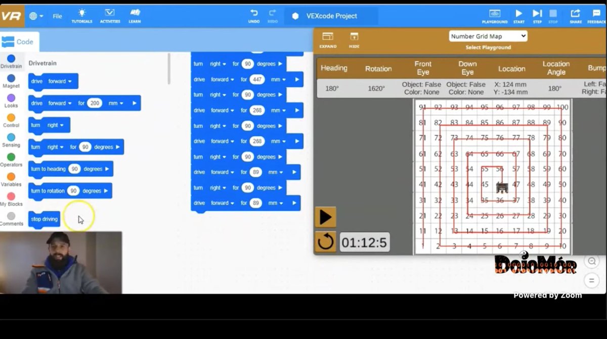 Thomastownns's tweet image. We were delighted to take part in the @VEXRobotics and @MTU_ie recent online workshop called &quot;Program A Virtual Robot&quot;. The pupils were given a short introduction to robot programming and tried some simple block coding activities online using Vex VR robots. 🤖 #EngineersWeek2021