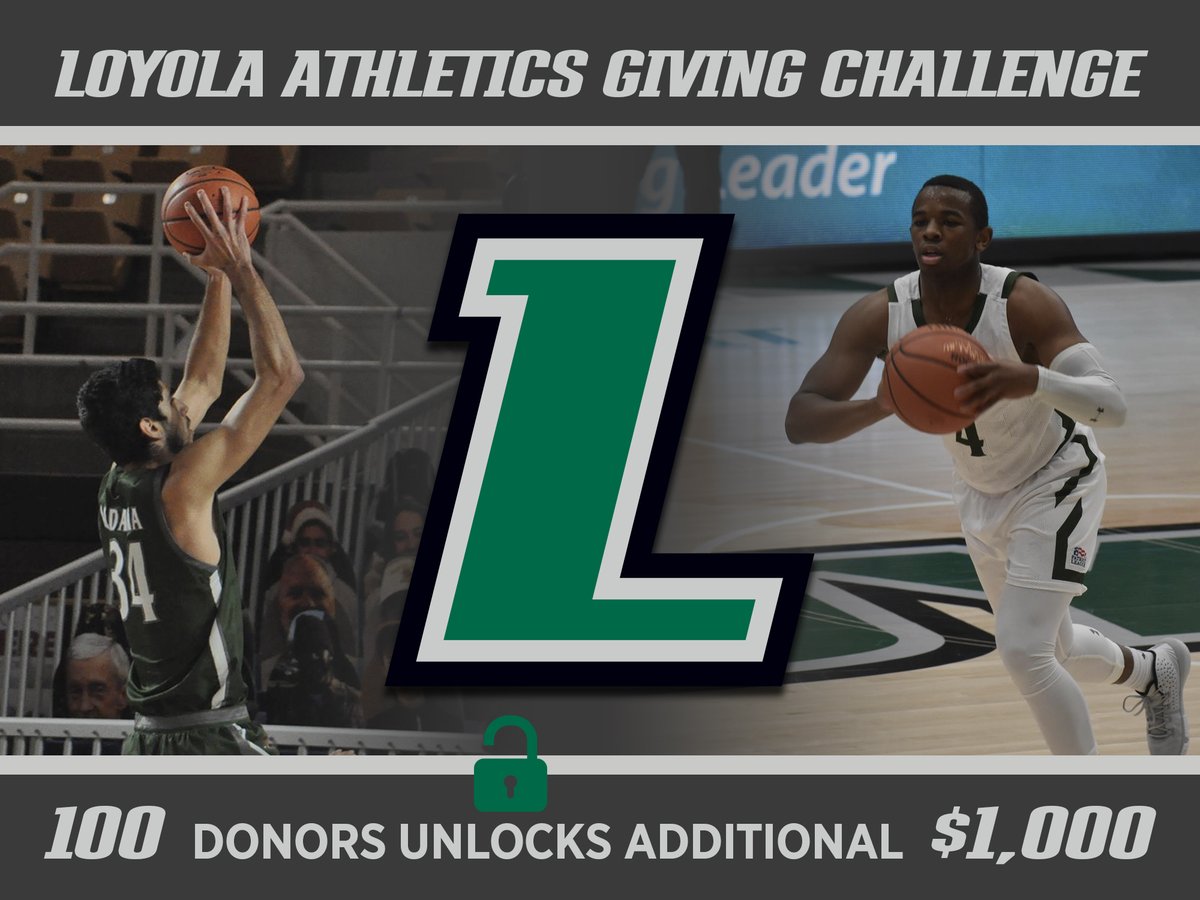 LoyolaMBB's tweet photo. Hey @LoyolaHounds alumni, family & friends, now is the time to show your support for the Hounds! An anonymous supporter will donate $1,000 if 100 donors make a gift of any amount in support of Men’s Basketball on https://t.co/MOv7YJUiGg #GoHoundsChallenge https://t.co/JSgHdfFHgv