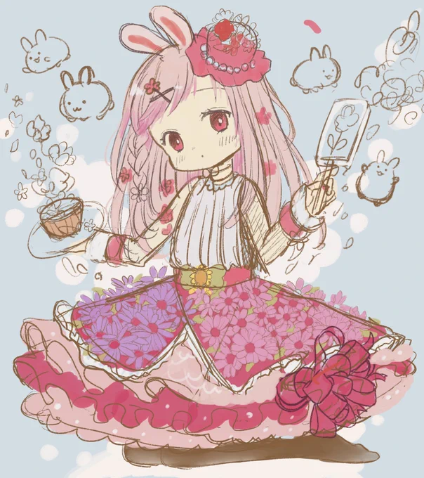 明日の朝7時20分頃にイラスト公開しますー?? 