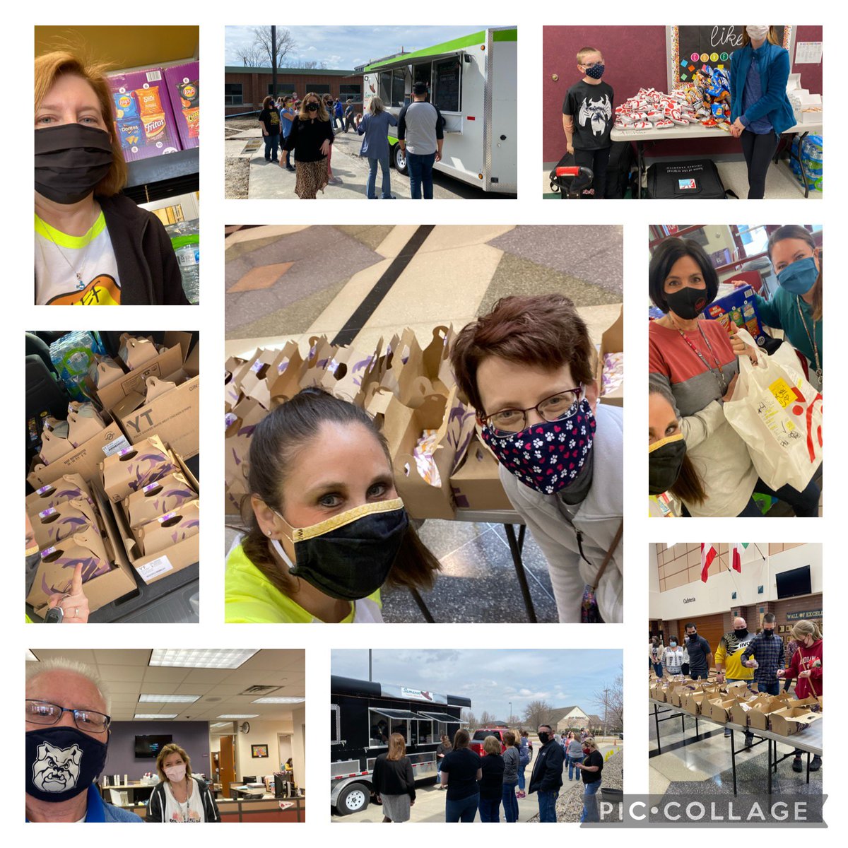 aef_avonschools's tweet photo. Such a fun day treating all 1,600 @OrioleTweets staff members 2 lunch! 

We might be crazy, but we are crazy for our Avon Community School Corporation staff!  Thank you @ChickfilaAvon @tacobell Samanos Taqueria @bjsrestaurants @BigAppleBagels &amp; @ChevyofAvon #commYOUnity https://t.co/jdZOYfCh4u