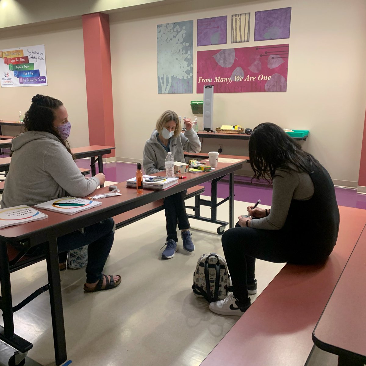 RBE_ACSC's tweet photo. @AimeeStailey leading us toward wellness. When we care for ourselves we are better for everyone else. Accountability partners will help us reach our goals!  #BeWellRB @Educate_HMG @RBPrincipal https://t.co/P9XUtTtxFA