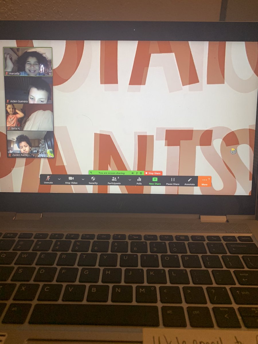 WACKY WEDNESDAY- today we read “Potato Pants” on our zoom! The kids loved it and laughed so hard! We followed it up with a virtual dance party! So much fun! 🐝❤️🐝<a href="/SunshineBees/">Sunshine Elementary</a> <a href="/officialSPS/">Springfield Public Schools</a> #SPSreads #2ndgrade