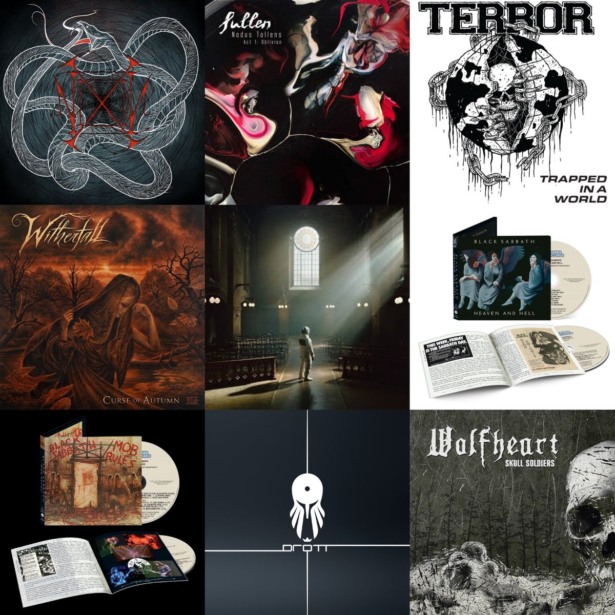 izzysabbath's tweet photo. Aggressive new releases from #Nixil, #Sullen, @terrorhardcore, @Witherfall, @Architectsuk, @BlackSabbath, @somtheband, #Drott, & @WolfheartFIN are out everywhere now!
#HardRock / #HeavyMetal
#SupportNewHeavyMusic https://t.co/v8NiutFmUL