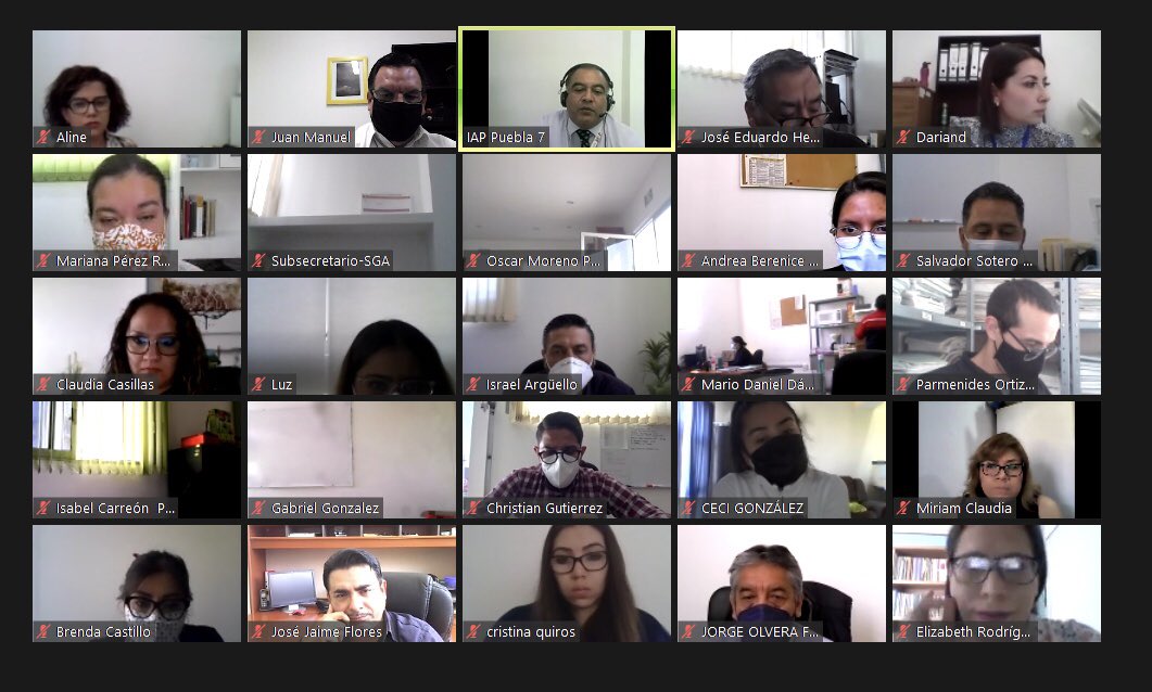 trielecpue's tweet photo. Personal que integra el @trielecpue inició el curso virtual “Elaboración de Manuales de Procedimientos”, impartido por @IAP_Puebla 

#20AñosTEEP https://t.co/iTlwnl5zLb