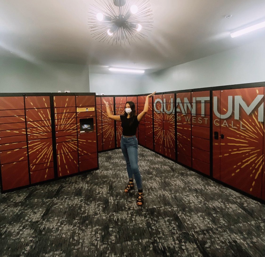 QuantumonWCall's tweet photo. The package room is open as of TODAY! Package pickup will be available 24 HOURS! Your first package notification will go to your email, from there you can set up text notification. The package room is located on the first floor by the gym. https://t.co/UVwAMsc4E0