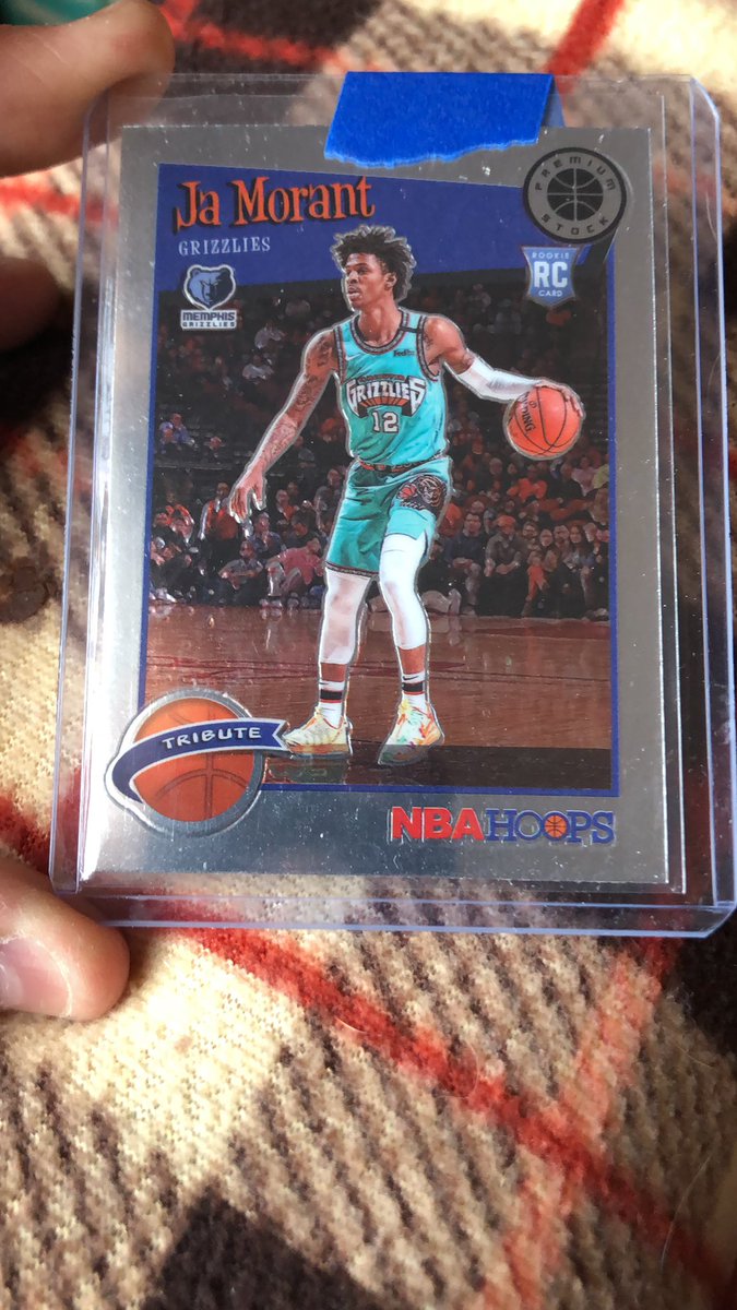 StillKickCards's tweet photo. Today’s mail day - Got a crazy good deal on it.
.
.
#JaMorant #BasketballCard #NBA #NBAHoops #CardCollection #Memphis #Grizzlies #Griz #PremiumStock https://t.co/xldeNDiGAV