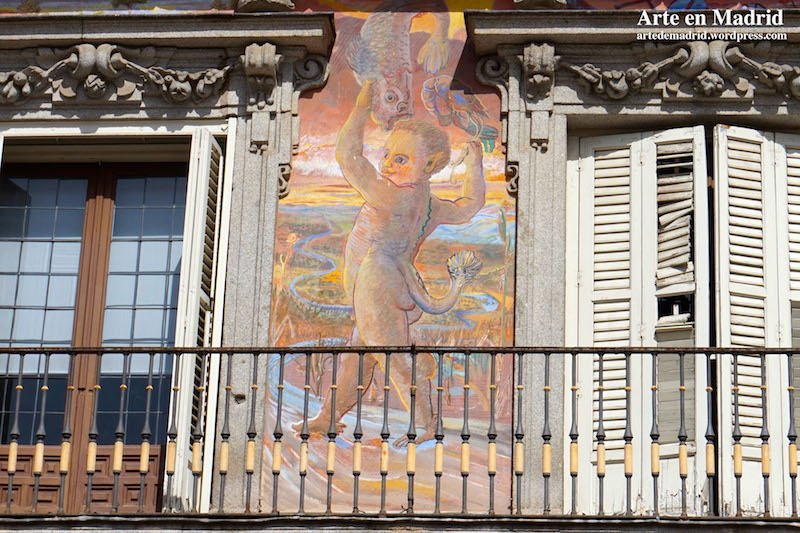 Pinturas de la Casa de la Panadería en la Plaza Mayor.

Juan de la Corte (1630), Lorenzo de Quirós (1760), M.Fdez. Sanahuja (1880), Carlos Franco (1992)

#MadridPintado