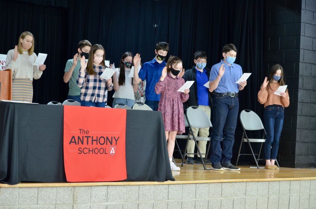 AnthonySchool's tweet photo. 18 new members were inducted into our chapter of the National Junior Honor Society yesterday afternoon. Our 7th grade students learned about the society's principles of scholarship, leadership, citizenship, service and character. #NJHS #TASvalues https://t.co/cyDl21cIzW