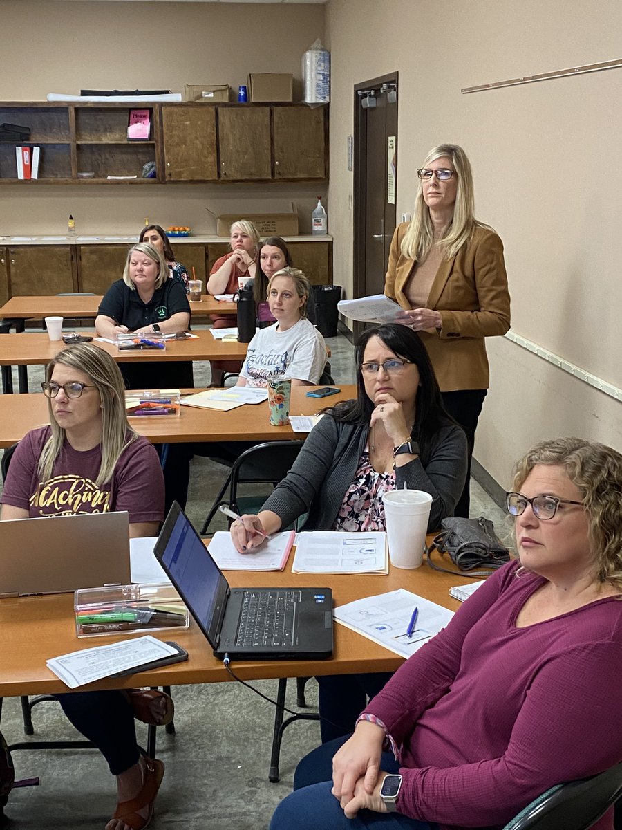 Thanks to the awesome <a href="/Livingston_PPS/">LivingstonPPS</a> Pre-K teachers,  secretaries and administrators who attended our meetings today. They were all troopers as we trained them on eligibility guidelines and our new online application system!  #LPPrekRocks