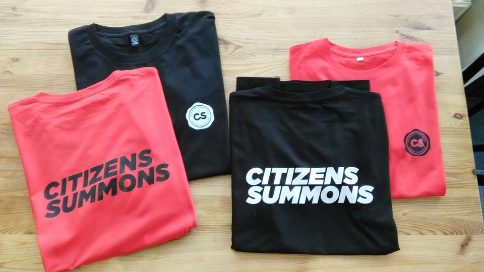 Congratulations @CitizensSummons — These branded T's look sharp! 😍