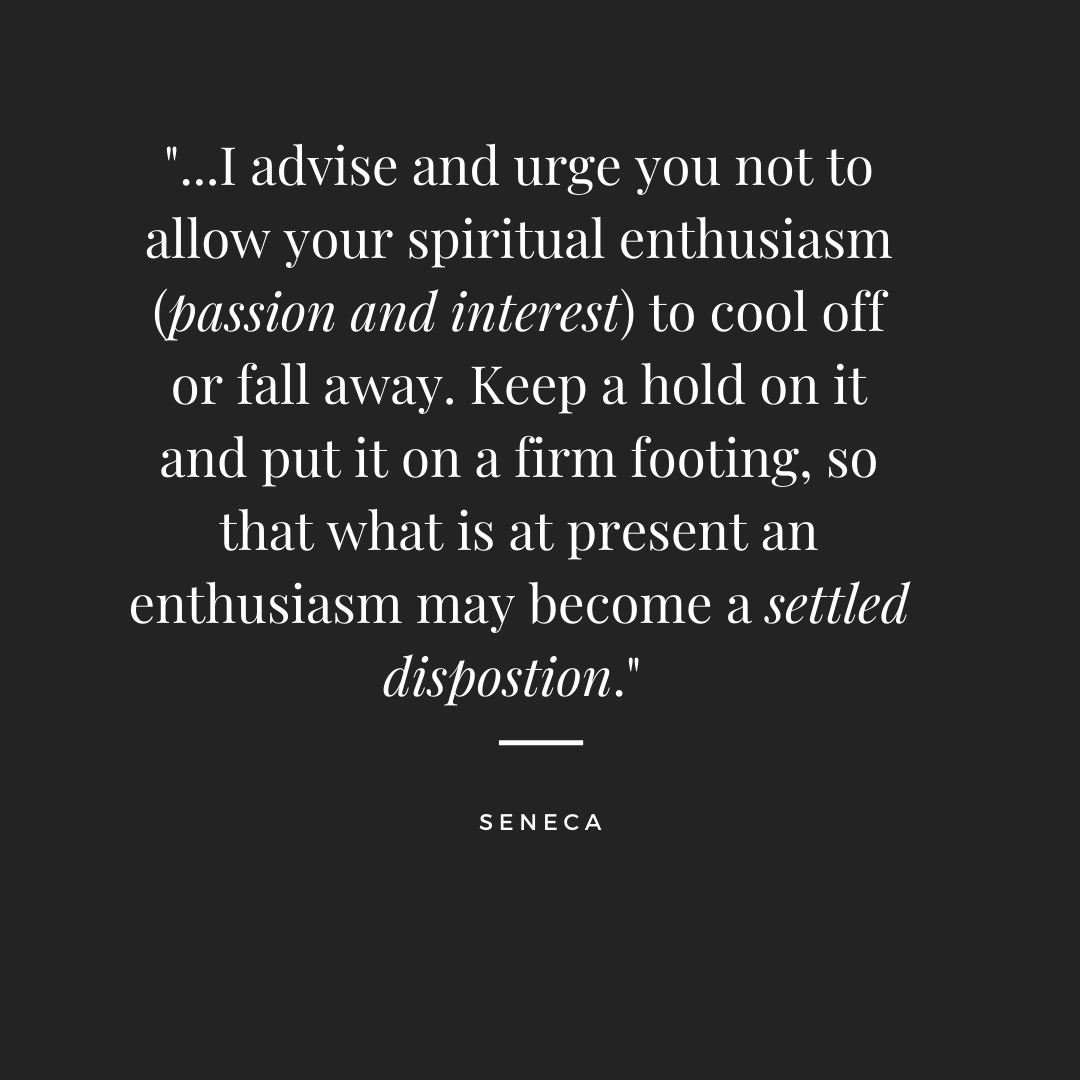 BenReeves1's tweet photo. @New_Metrics for ancient wisdom - 2000 years ago Stoic philosopher Seneca wrote this advice (below) in a letter to a young protege. In the New Metrics project, we might translate 'spiritual enthusiasms' into 'passions and interests'! #New_Metrics #education https://t.co/Oz67LDFyE4