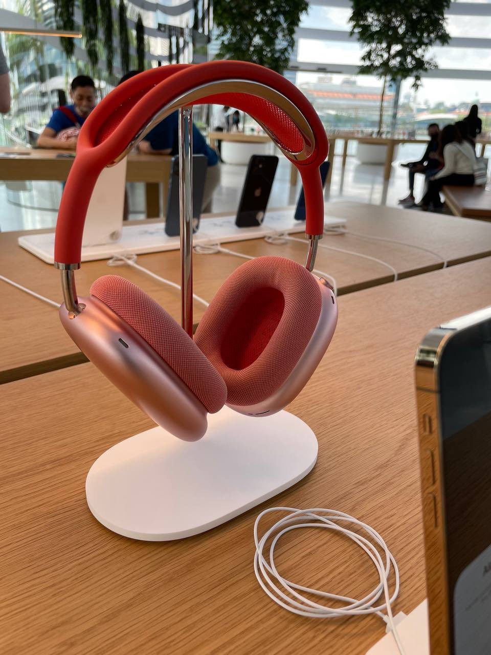 Daniel Yong on X New AirPods Max stands at the Apple Store https t 9cDk1GGUGf X