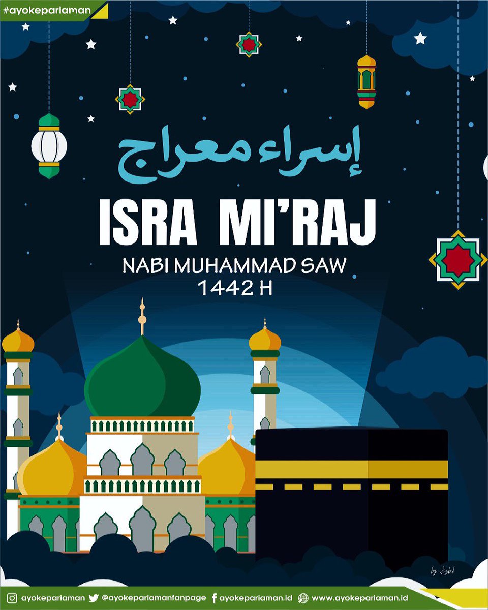 Memperingati #isramiraj Nabi Muhammad SAW 1442 H