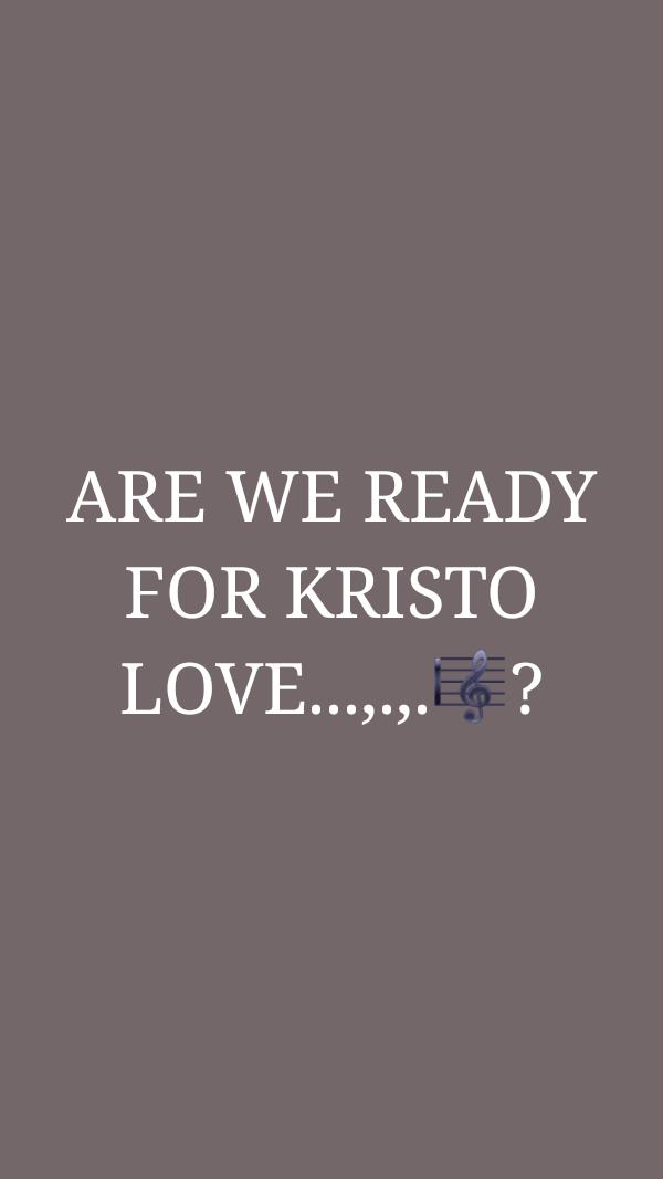 FEMART8's tweet image. It all about Kristo Love