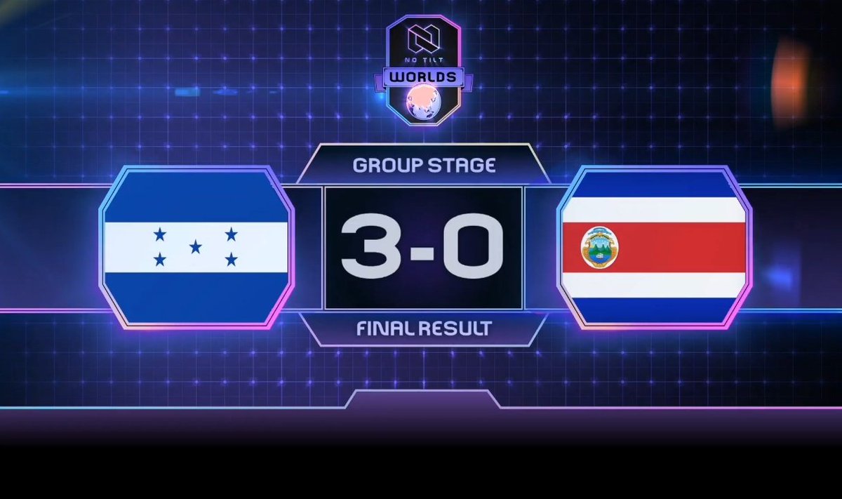 🇪🇸 <a href="/SelHondurasCR/">Team Honduras</a> 🇭🇳 se lleva la victoria 3 - 0 contra <a href="/Sel_Costa_Rica/">Team Costa Rica</a> 🇨🇷
🇬🇧 <a href="/SelHondurasCR/">Team Honduras</a> 🇭🇳 takes the victory 3 - 0 against <a href="/Sel_Costa_Rica/">Team Costa Rica</a> 🇨🇷

GGs!

#NTWorlds