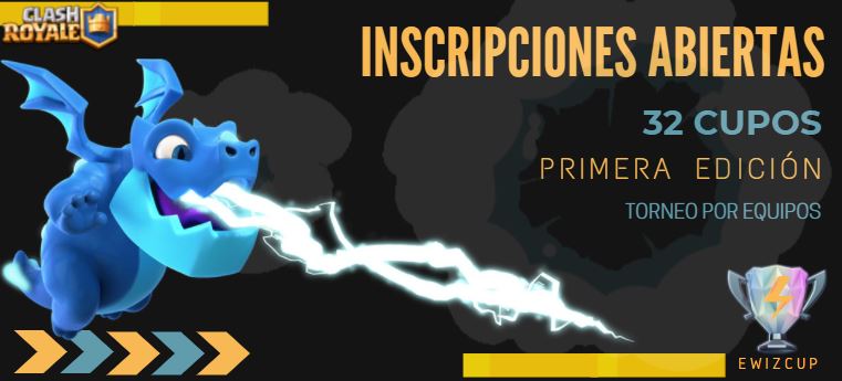 Inscripciones para la primera edición gratuita de la competencia por equipos de la EWizCUP.
Los requisitos son: 
Seguir a:
<a href="/LUnstoppable2/">L-⚡Unstoppable⚡</a> 
<a href="/IAH_Senju/">IAH | Senju</a> 
@Luversh_CR 
facebook.com/XLyonX-1038872…
Etiquetar a 5 equipos y conseguir 7 RT´s.
Enviar pruebas al MD.