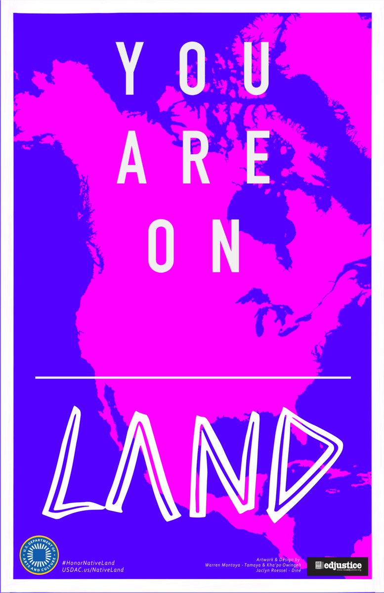 actionhero's tweet image. Open public events, meetings with a land acknowledgment, way of showing respect and a step to correcting the stories and practices that erase Indigenous people’s history and culture and toward inviting and honoring the truth. @usartsdept buff.ly/2Luabfc #HonorNativeLand