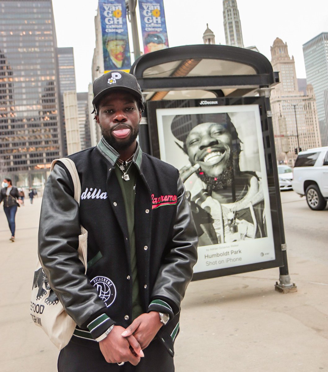 apple done put a black boy smiling on a billboard in chicago.